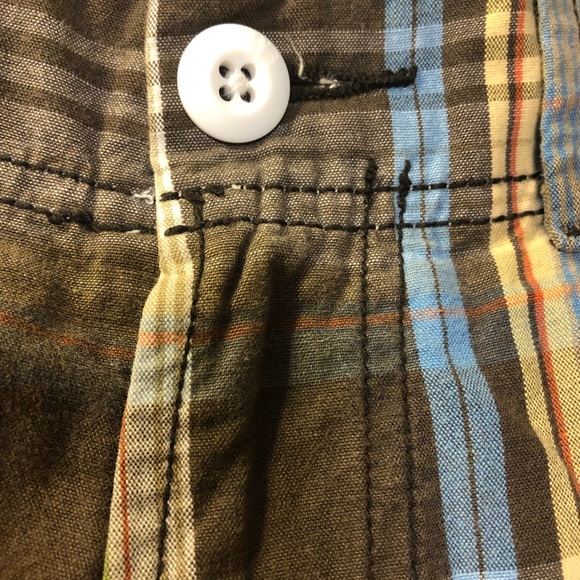 Levi’s Flat front men’s cotton plaid shorts size 30 - Picture 7 of 11